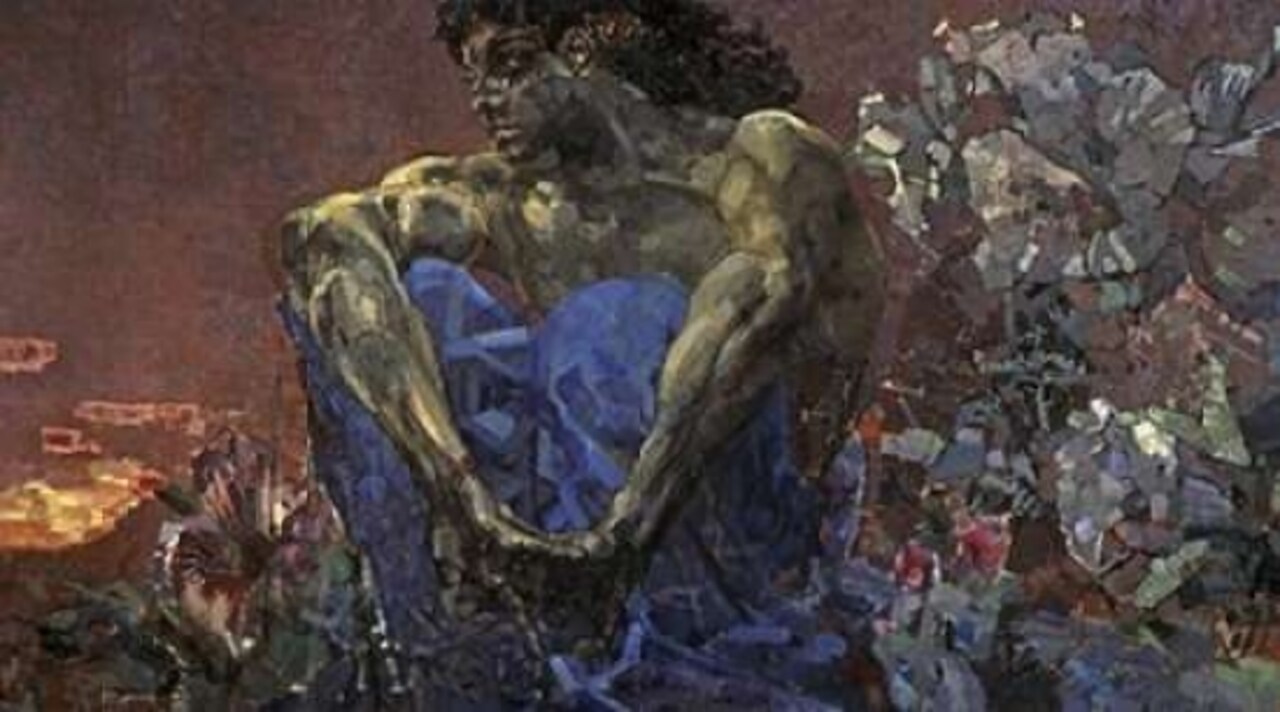Demon Seated Poster Print by Mihail Aleksandrovic Vrubel - Item # VARPDX281448